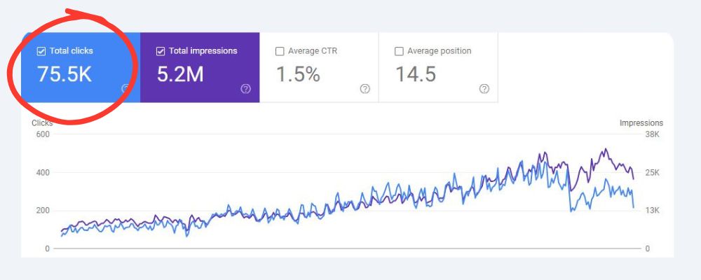 Organic Website Traffic Significantly Increased