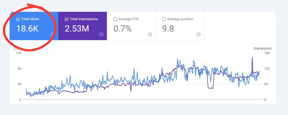 Organic Website Traffic Significantly Increased